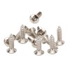 100PCS Guitar Pickguard Screws Metal Guard Plate Mounting Screw Electric