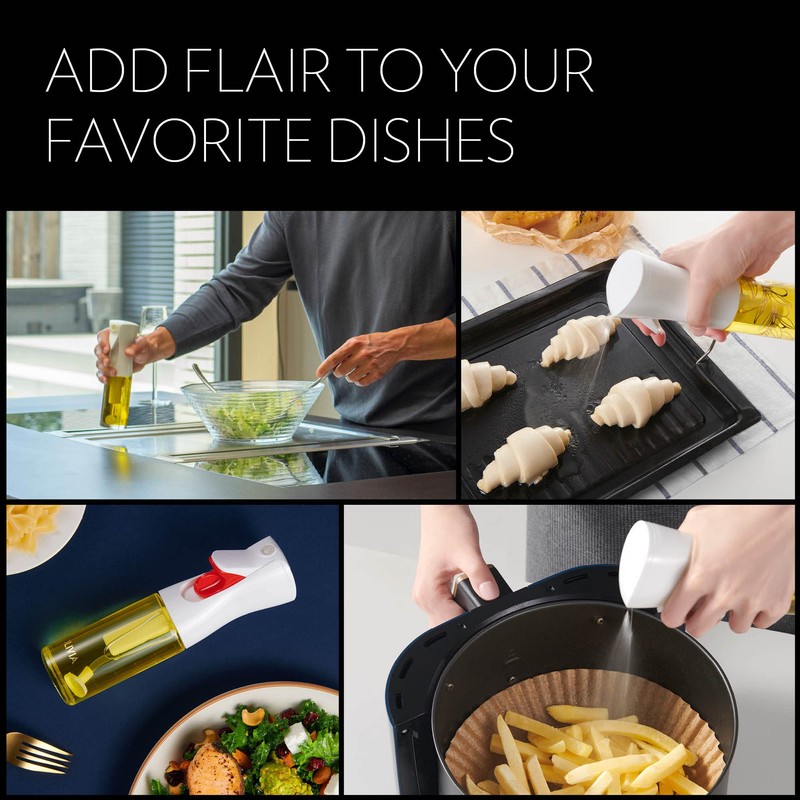 FLAIROSOL OLIVIA. The Original Advanced Oil Sprayer for Cooking, Kitchen,