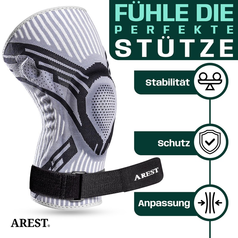 AREST Knee Support with Compression Band for Men and Women