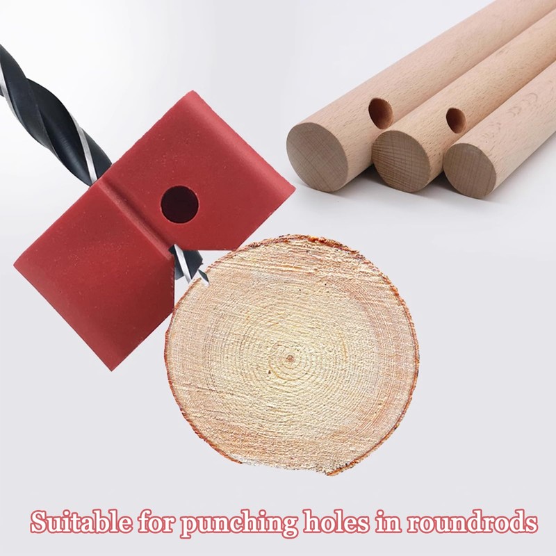 Wekuw Drilling Aid, Drilling Guide Drilling Aid with 6 Socket