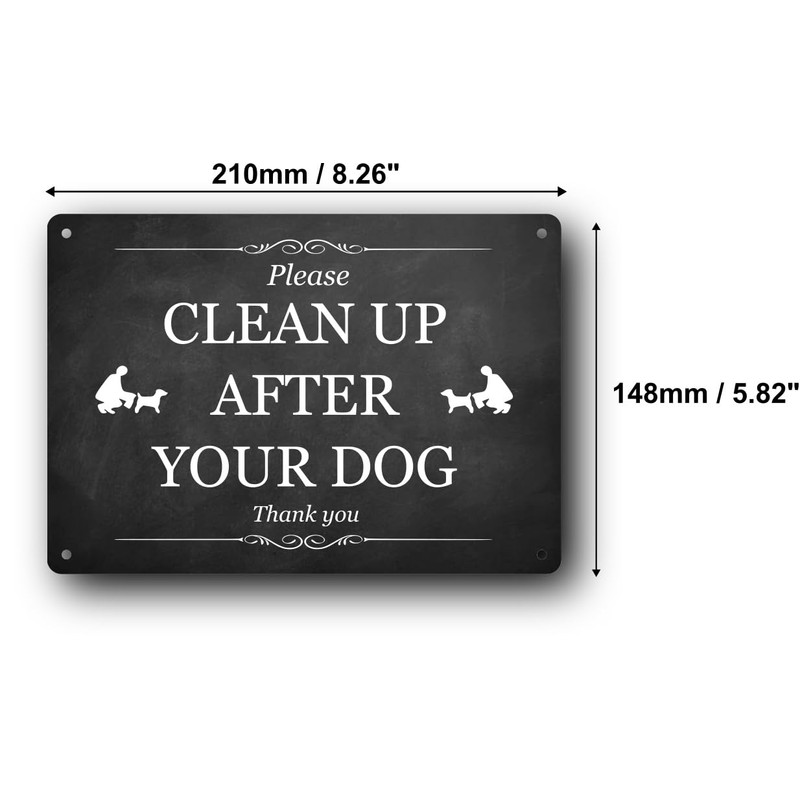 A5 Please Clean Up After Your Dog Sign - 3mm
