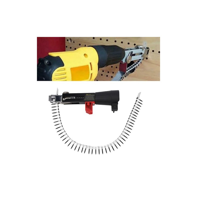 Automatic Chain Nail Gun, Electric Drill Screw Tension Tool Woodworking