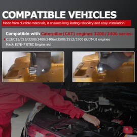 1ST J-38587-A Engine Barring Socket Engine Turning Tool for Caterpillar CAT 3406E, Fits for EUI MUI & Mack Engines C9 C10 C12 C13 C15 C16 & E-7, E-7 ETEC OE: J38587A