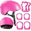 Kids Bike Helmet with Knee & Elbow Pads Set -
