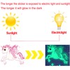 Unicorn Star Wall Stickers Fluorescent Rainbow Wall Stickers Decor for