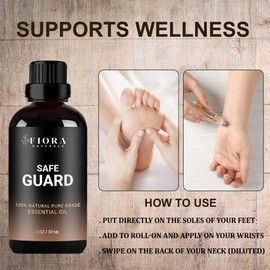 Immunity Essential Oil Blend for Health Shield Aromatherapy with Clove Cinnamon Lemon Rosemary & Eucalyptus Oil - Thieves and Robbers Safeguard Oil - Immune Support Blend - Diffuse or Apply