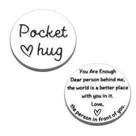 15 Year Old Boy Gifts, You are Enough Pocket Hug Token, Valentines Days Gifts for Him Her Women Men 16 Year Boy, Inspirational College Gift for Teens Girl Boys, Birthday Gift for Daughter Son Girl