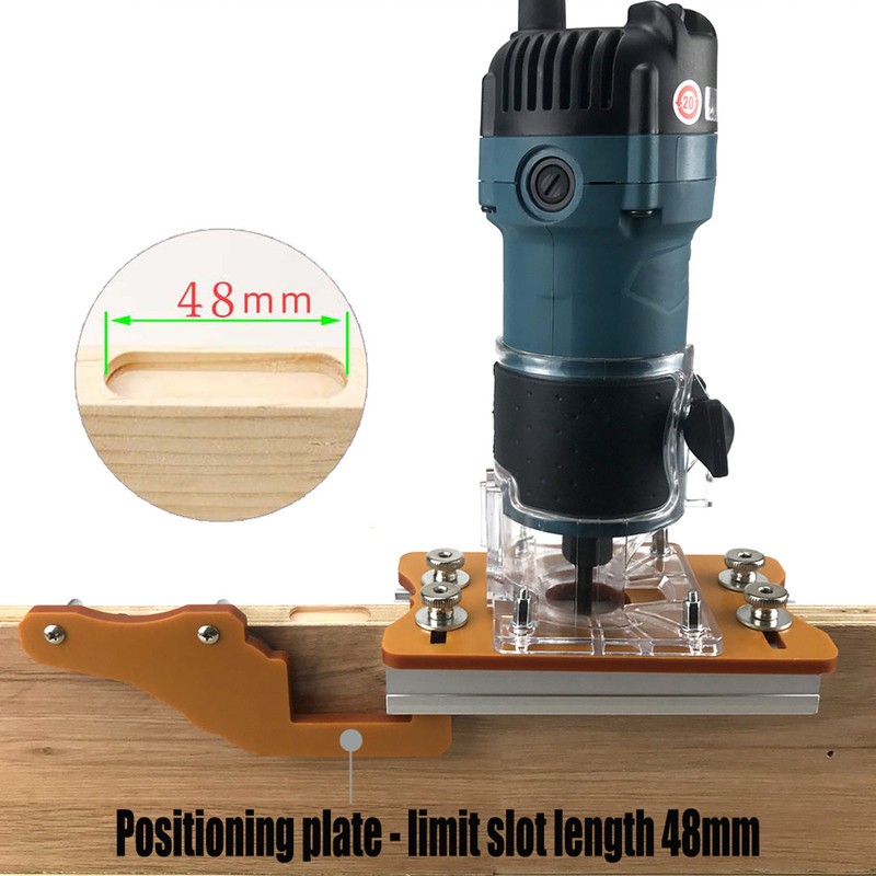 Wood Router Table Insert Plate High Accuracy Router Slotting Positioning