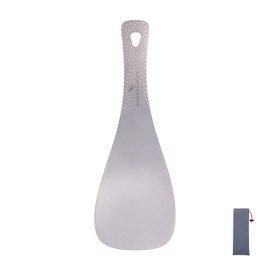 Boundless Voyage Titanium Rice Spoon Serving Spoon Kitchen Utensils Rice Paddle Rice Scooper Household Rice Shovel Scoop Home Cooking Tool Ti1079T