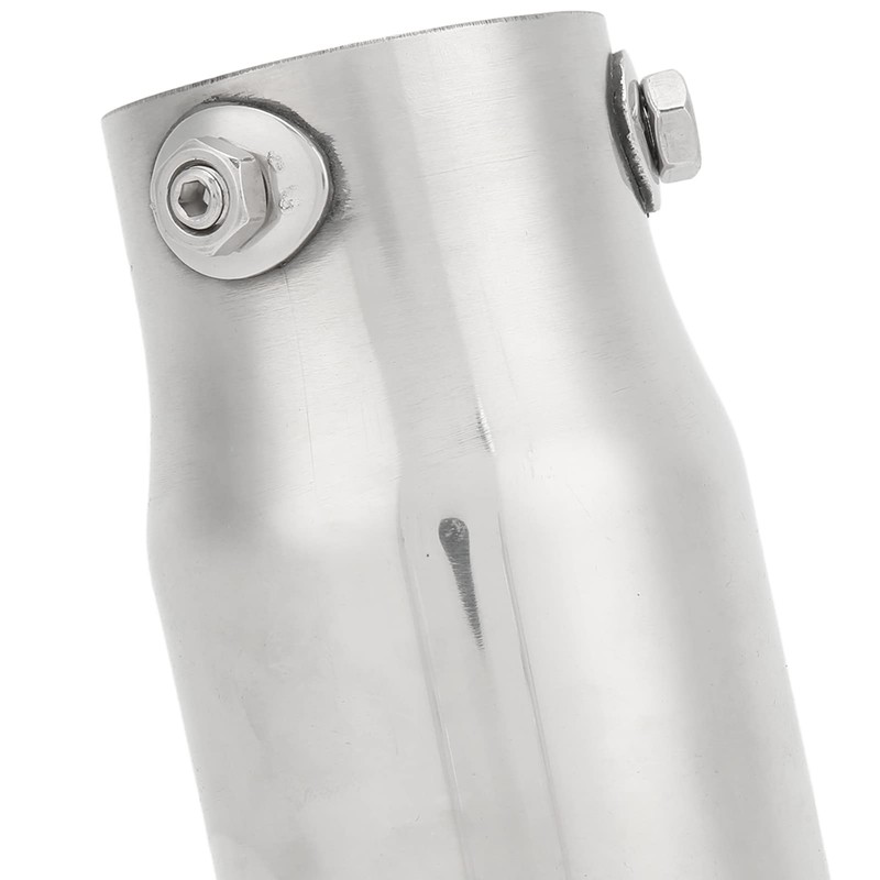Akozon Exhaust Tip, Universal Inlet 63 mm Outlet 76 mm