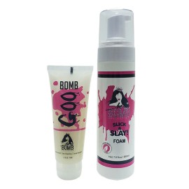 She Is Bomb Collection Slick & Slay Foam 7oz (NEW) + Bomb Goo 2.5oz