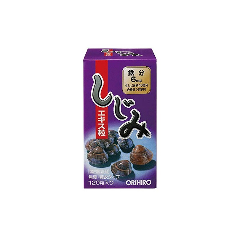 Orihiro New Freshwater Clam Extract Grain (30 Day Supply, 120