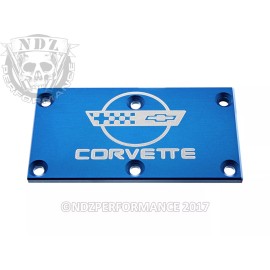 NDZ Performance TPI Throttle Body Plate Z28 Chevy Bowtie Corvette C4 Blue