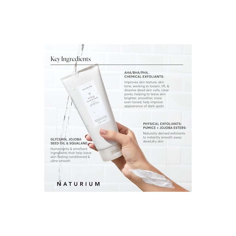 Naturium KP Body Scrub & Mask for Keratosis Pilaris, Bump