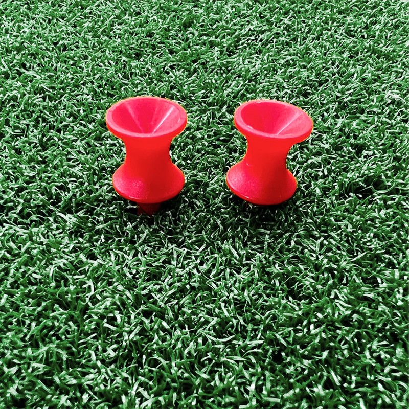 hzfengsheng Red Golf Tees Plastic Golf Tees Golf Pegs for