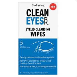 BioRevive Clean Eyes Eyelid Cleansing Wipes 30 Pack