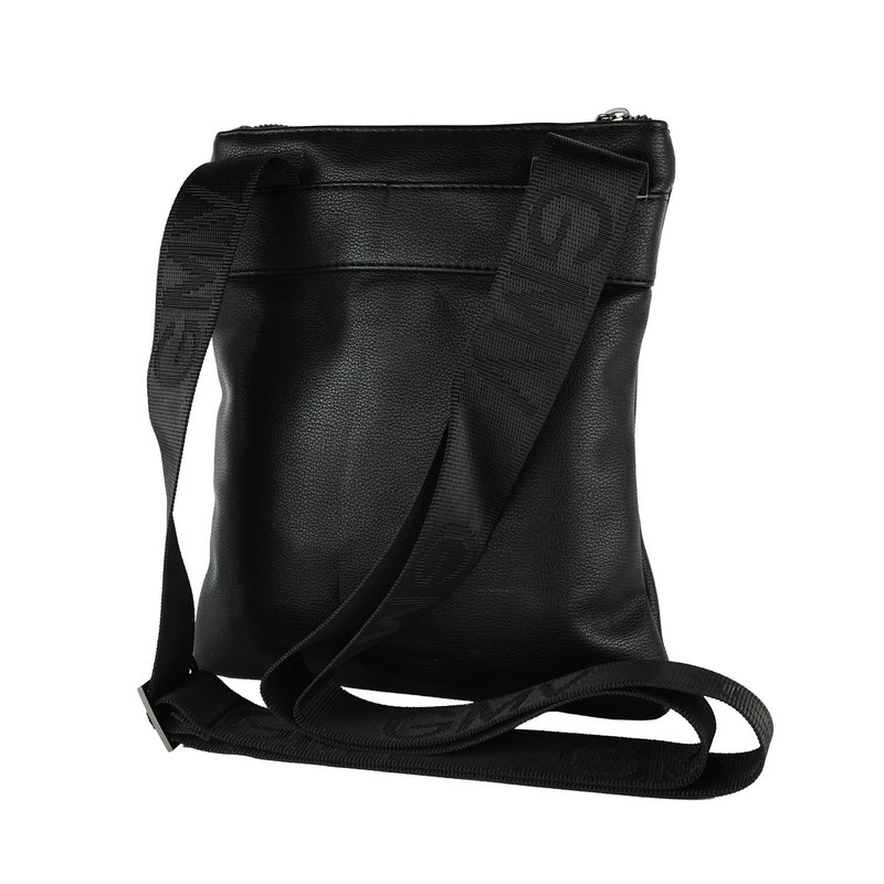 GianMarcoVenturi GIANMARCO VENTURI Men's Adjustable Shoulder Strap Faux Leather Multi-Pocket