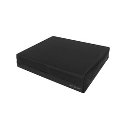 Shikra Waterproof Cover for Deep Pressure Relief Memory Foam Seat Pad, Wheelchair Cushion Just Cover (BLACK, 19" X 19" X 4")