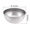 uxcell 101mm(3.98") Dia. Decorative Hollow Half Cap Ball 304 Stainless