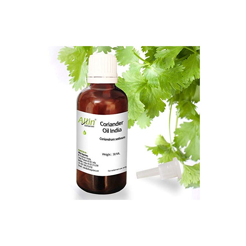 Allin Exporters Coriander Oil Indian - 100% Pure, Natural &