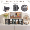 5 Hinged Picture Frame, 5" x 7" Folding Photo Frame
