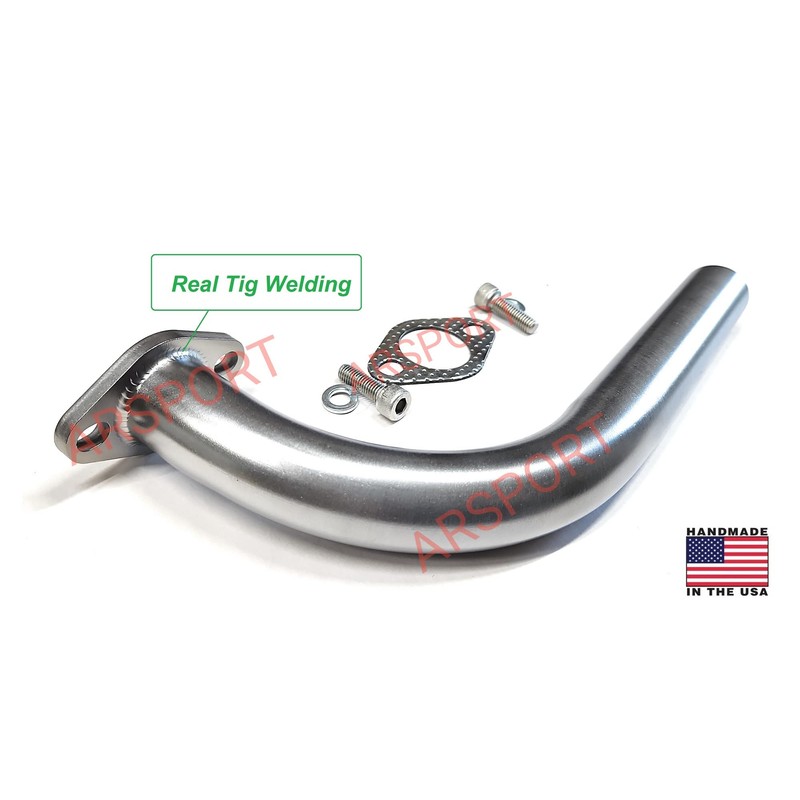 ARSPORT Exhaust Header pipe Compatible with: Predator Max 459, Duroma