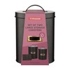 Typhoon Otto Black Set of 2 Storage Jars