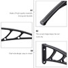 Cabilock 2pcs Awning Plastic Steel Bracket, Cantilever Awning Brackets for