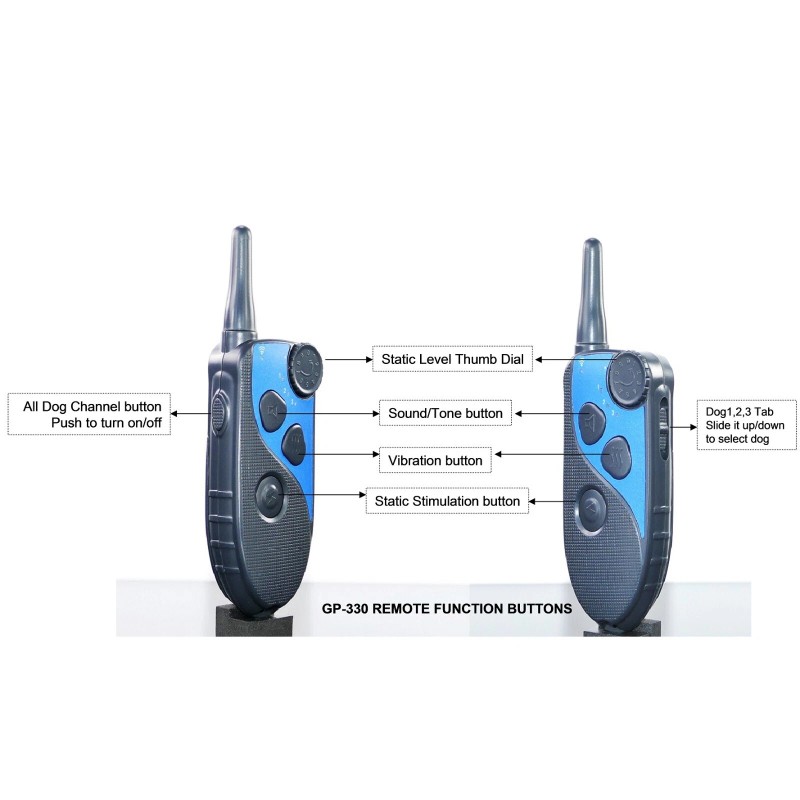 650 Yards Remote Dog Training Shock Collar Rechargeabel waterproof for