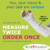 CastCoverz! Designer Arm Cast Cover - Black - Small Short: