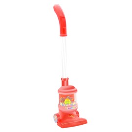 Artificial Vacuum Cleaner Toy Stimulation Realistic Household Pretend Vacuum Cleaning Toy for Children Orange