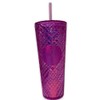 Starbucks Jeweled Purple Taffy 2023 Valentine's Day Tumbler Venti 24