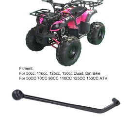 AMONIDA ATV Hand Shifter, 16in Metal Black ATV Hand Control Gear Shift Lever, for 50cc 110cc 125cc 150cc Quad Dirt Bike