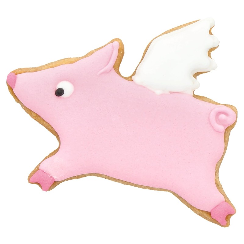Birkmann Cookie Cutter Pig with Wings 7 cm Stainless Steel