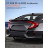 FINDAUTO ABS Rear Roof 9 Shark Fin Style Spoiler Wing