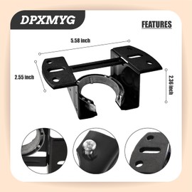 DPXMYG Ceiling Fan Mounting Bracket, Ceiling Fan Mounting Kits, Ceiling Fan Parts Suit for Cathedral Canopy Living Room, Black(1 Pack)