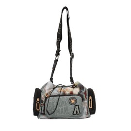 ANEKKE - Women's Bag - Medium Shoulder Bag - Leatherette Shoulder Bag with 1 Handle and Zip Closure - Hand Case - Voice Nature Woods Collection - Women's Accessories and Accessories - 26 x 20 x 11 cm,