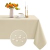 Romanstile Rectangle Tablecloth - Waterproof and Wrinkle Resistant Washable Polyester