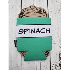 Popeye Spinach Can Funny Hilarious Gag Gift Can Cooler Coozie Fathers Day Christmas Party Favor Game Night Beverage Insulator Cozy