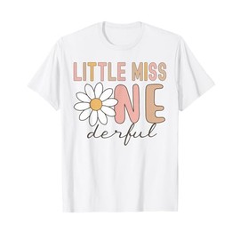 Little Miss Onederful First Birthday Daisy Family Matching T-Shirt