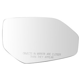 TRQ Right Passenger Side Mirror Glass Convex Snap On Compatible with 2018 Volkswagen Atlas 2020-2023 Atlas Cross Sport VW1325107