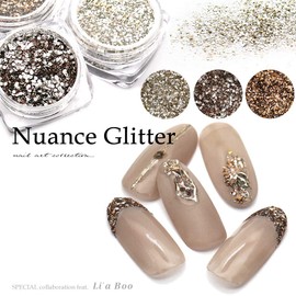 iro gel Li'a Boo Collaboration Product, Nuance Glitter Nail Art, Gel Nails, Glitter, Powder, Aurora Glitter, Type C