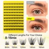 EMEDA Eyelash Clusters 8 mm Cluster Eyelashes Individual Eyelashes DIY