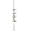 NewHome 4 Tier Steel Tension Pole Shower Caddy Organizer w/