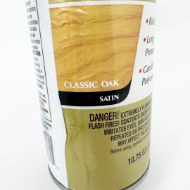 Minwax Polyshades SATIN CLASSIC OAK Stain & Polyurethane In 1 Step Spray NEW