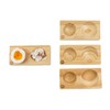 naturlik egg cups, set of 4, made of high-quality wood