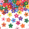 ZYWQ 100Pcs Felt Flowers Fabric Flower Embellishments for Knitting Handmade