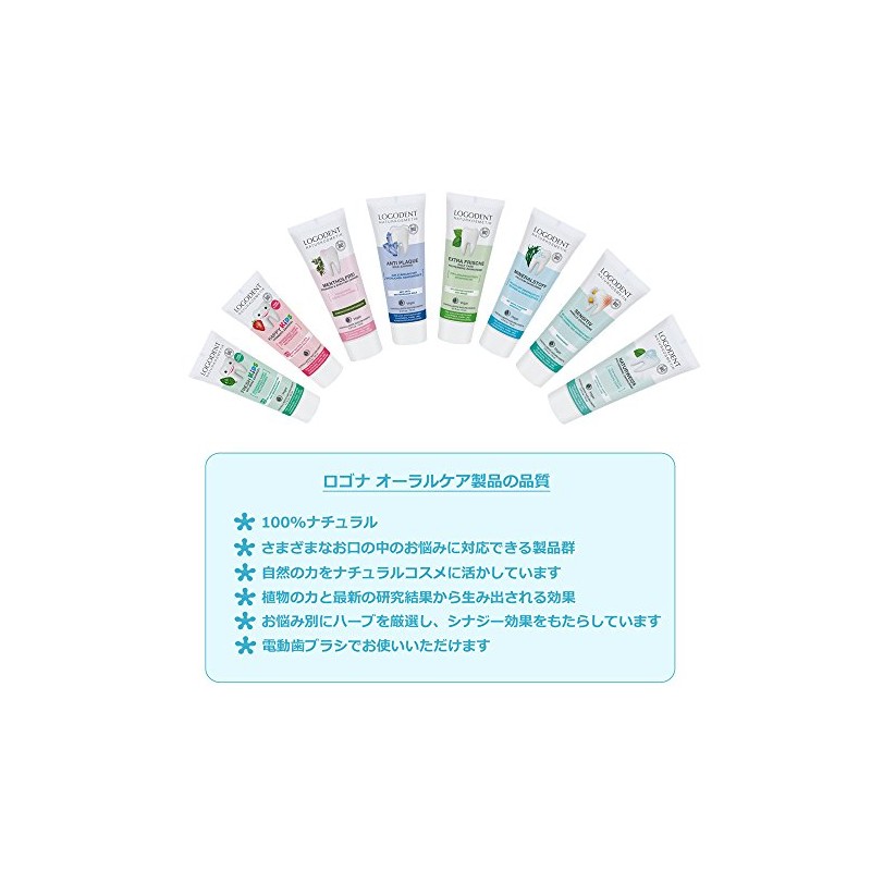 Logona Daily Brush, 2.5 fl oz (75 ml) (Mint, Extra