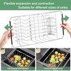 SwetLao Dish Drainer Rack in Sink Adjustable, Expandable 304 Stainless