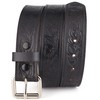 F&L CLASSIC Genuine Full Grain Western Engraved Tooled Leather Belt